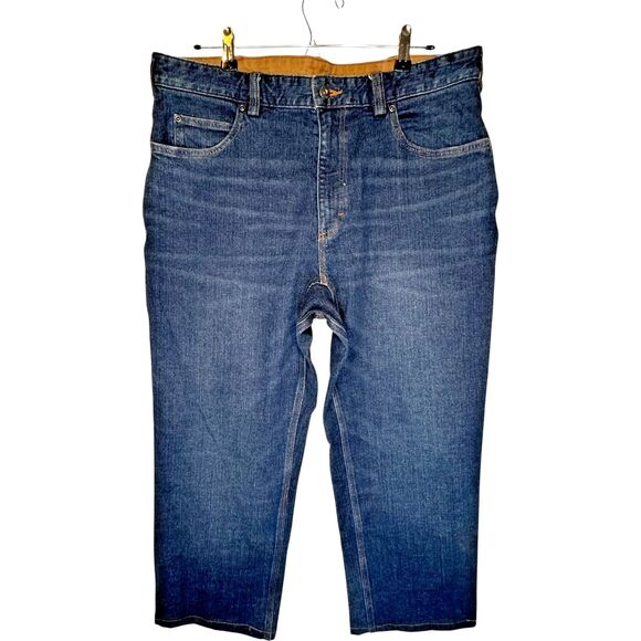 Duluth Trading Co Other - Duluth Trading DuluthFlex Ballroom Jeans 36x26 Relaxed Straight TAILORED Short